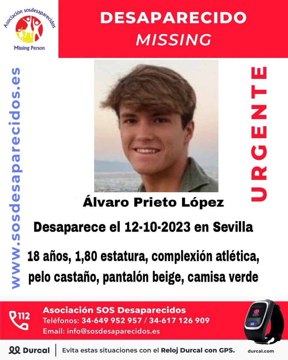 SEGUIMOS BUSCÁNDOLO, MAXIMA DIFUSIÓN POR FAVOR