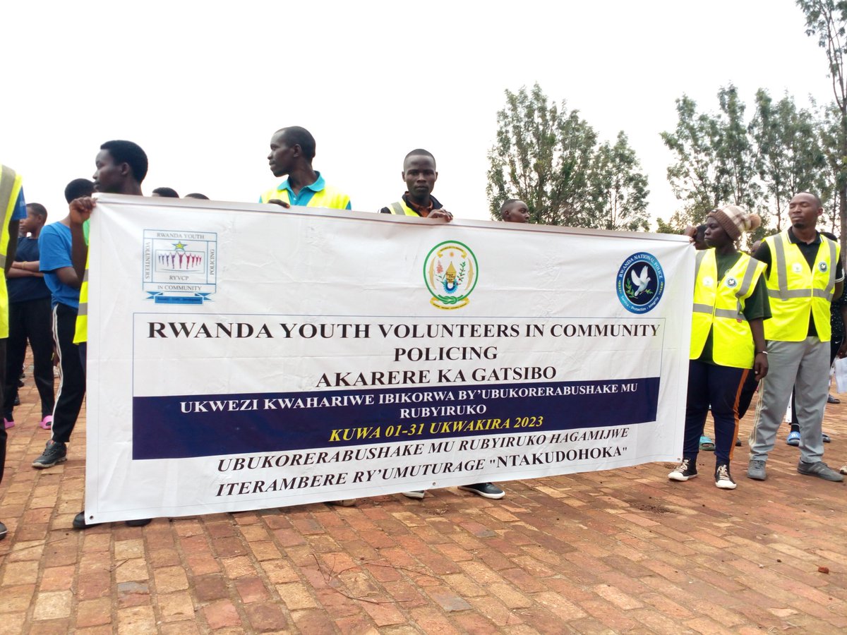 RYVCP,
Ukwezi kwahariwe ibikorwa by'ubukorerabushake mu rubyiruko <a href="/GatsiboDistrict/">Gatsibo District</a> 
Kuwa 01-31 ukwakira 2023.
Ubukorerabushake mu rubyiruko hagamijwe iterambere ry'umuturage" NTAKUDOHOKA" .
<a href="/GatsiboDistrict/">Gatsibo District</a> 
<a href="/RwandaEast/">𝐄𝐚𝐬𝐭𝐞𝐫𝐧 𝐏𝐫𝐨𝐯𝐢𝐧𝐜𝐞 | 𝐑𝐰𝐚𝐧𝐝𝐚</a>
<a href="/RwandaLocalGov/">Ministry of Local Government | Rwanda</a> 
<a href="/Rwandapolice/">Rwanda National Police</a> 
<a href="/DodosNsanganwa1/">Dodos NSANGANWA</a>
