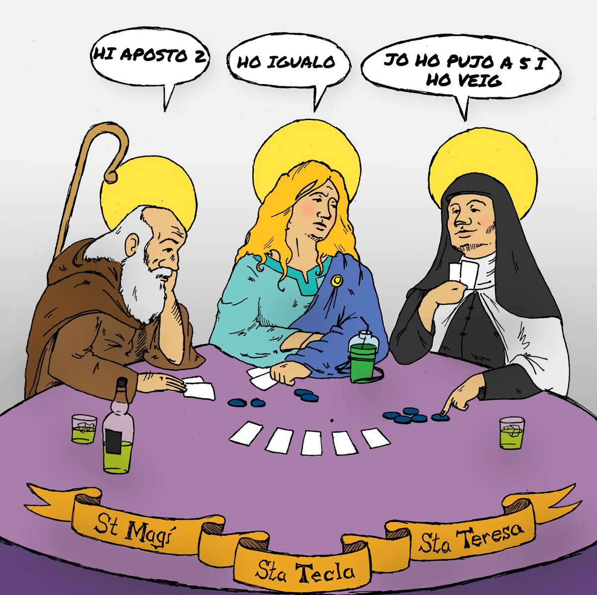 Ni una camisa a casa, recuperem lo nostre.
#castells