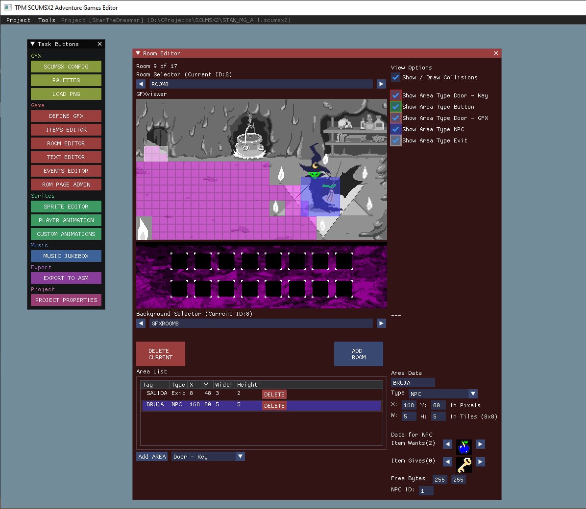 jamqueTPM's tweet photo. Building my own Adventure Point and Click creator for #MSX #MSX2 games using #DearImGUI from @ocornut
#SCUMSX2
Read more here: https://t.co/AKGtbeIQHR https://t.co/TZhhNg9oaR