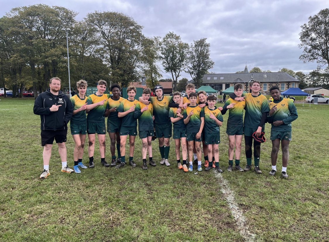 Rugby 🏉 Round up|. Well done to the S3 boys squad who competed in the @StColSchool @TALKaGoodGame rugby competition.  The boys won 5 out of 6 matches and finishing  2nd place overall.
#TheStartofSomethingGreat