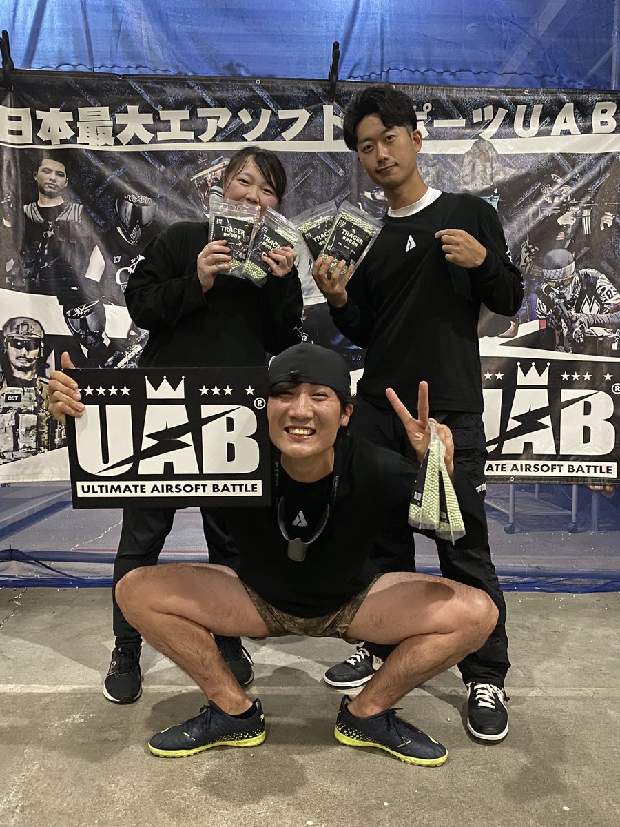 uab_airsoft's tweet photo. 【UAB3EAST2023 -2nd】

イルミナティ初優勝！！🙌
おめでとうございます✨

優勝🏆　イルミナティ

準優勝🥈ambush

3位🥉   INB-BLK

4位入賞  でんとりっ

#UAB #UAB3 #UAB3EAST https://t.co/XVyY3Jn5eO