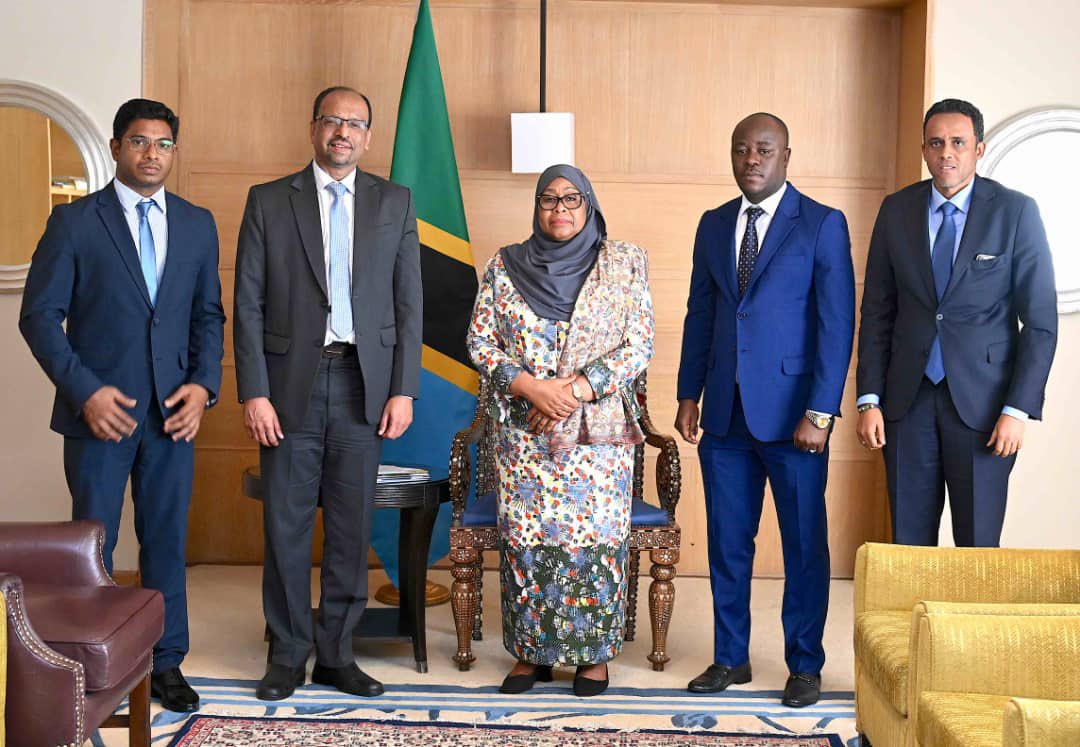 During the visit of Her Excellency, The President of The United Republic of Tanzania to India from 9th - 11th Oct, 2023; Mr. R.K.Agrawal, CMD, WAPCOS called on H.E. Samia Suluhu Hassan, The President of United Republic of Tanzania, to brief her about WAPCOS operations in Tanzania