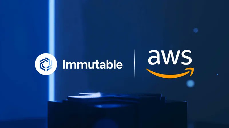Immutable's tweet photo. Investing in the next evolution of gaming with @amazon and @awscloud! https://t.co/5RszWzLcBq