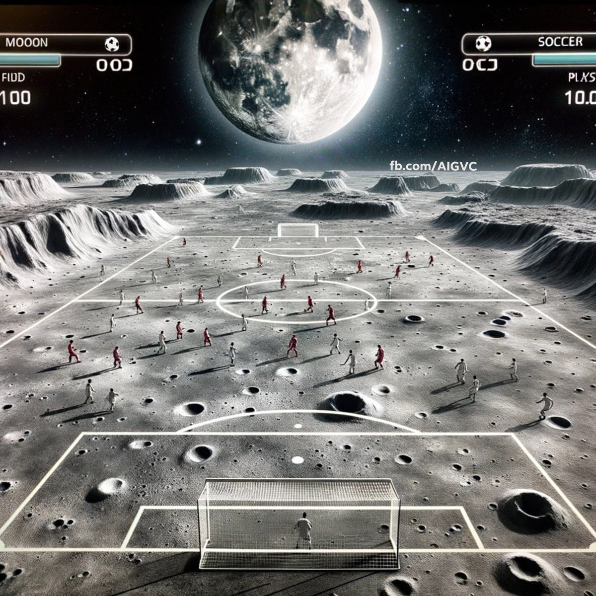 AIGenGames's tweet photo. Title: FIFA in Space
Genre: Sports
Platform: Sony Playstation 2
Released in 2005 https://t.co/UiJ0VwZSSf