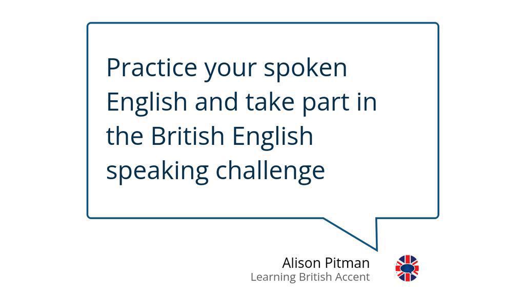 LearnBritaccent's tweet image. 30.British English Speaking Challenge Day 2: lttr.ai/ADpzm

#speakingchallenge #britishenglish #BritishSpeakEnglish #RPaccent #English #Pronunciationpractice