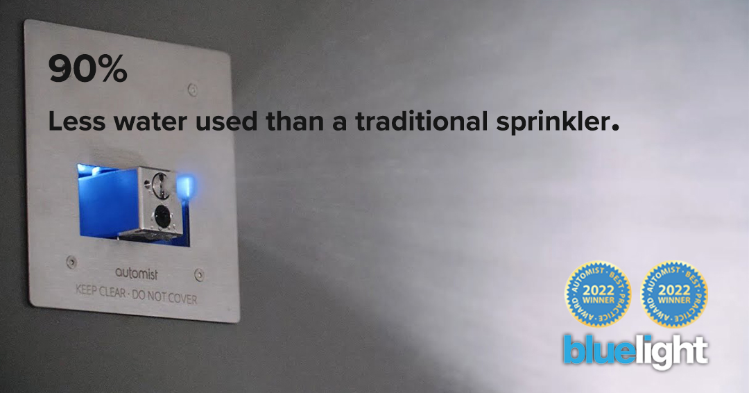 What's the difference between sprinkler system & watermist system... Discover Automist's automatic fire response! 🚨 When a fire is detected, our system's smart spray heads swing into action, targeting the source with a precise watermist. Auto Mist. 💧🔥 #AutoMist #FireSafety
