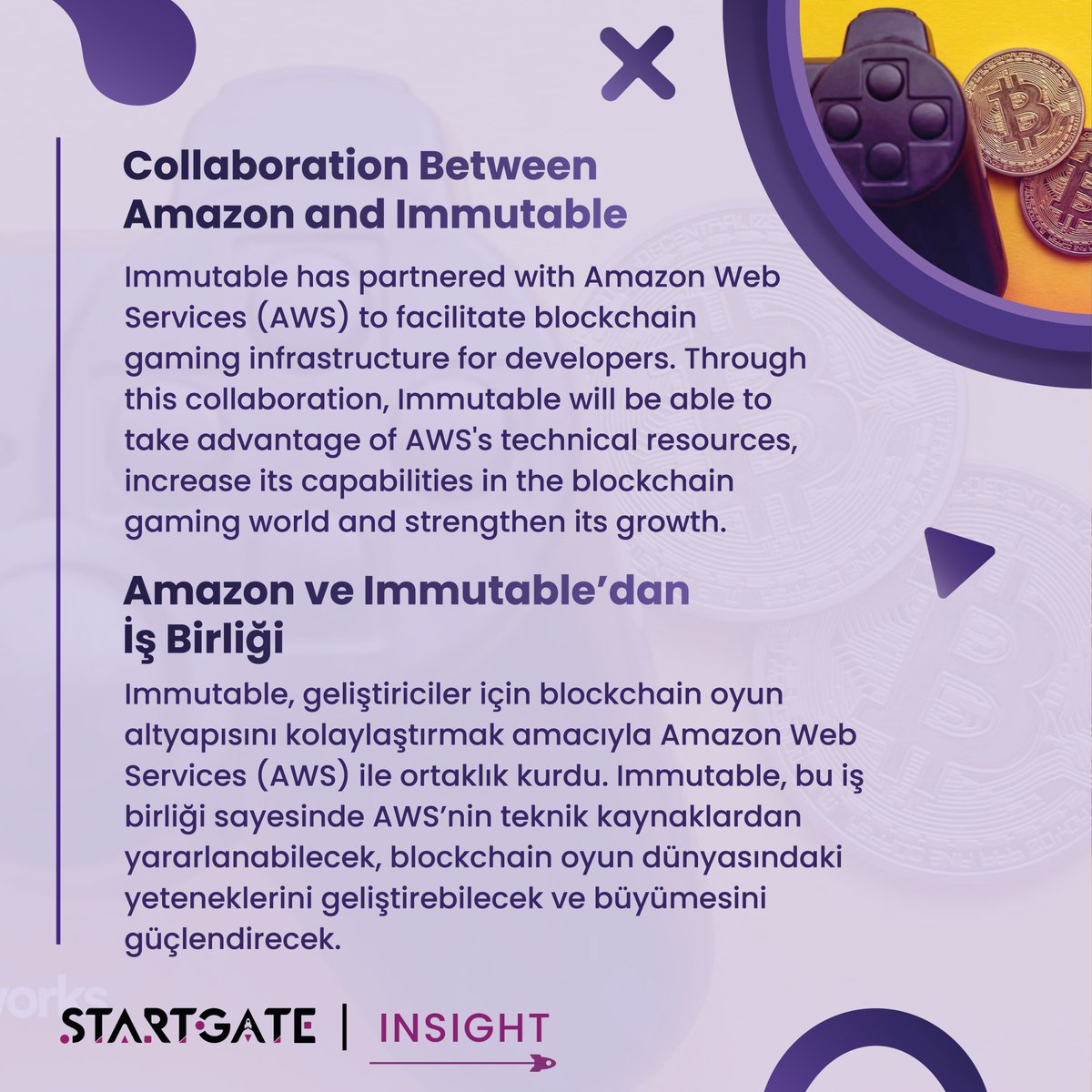 Startgatecom's tweet photo. 🎮 #StartGateInsight, our weekly newsletter where we compile the latest developments of the gaming industry, includes innovations, analyses and remarkable developments in the ecosystem this week. ❌⭕🔺 https://t.co/qv3p9NoafZ