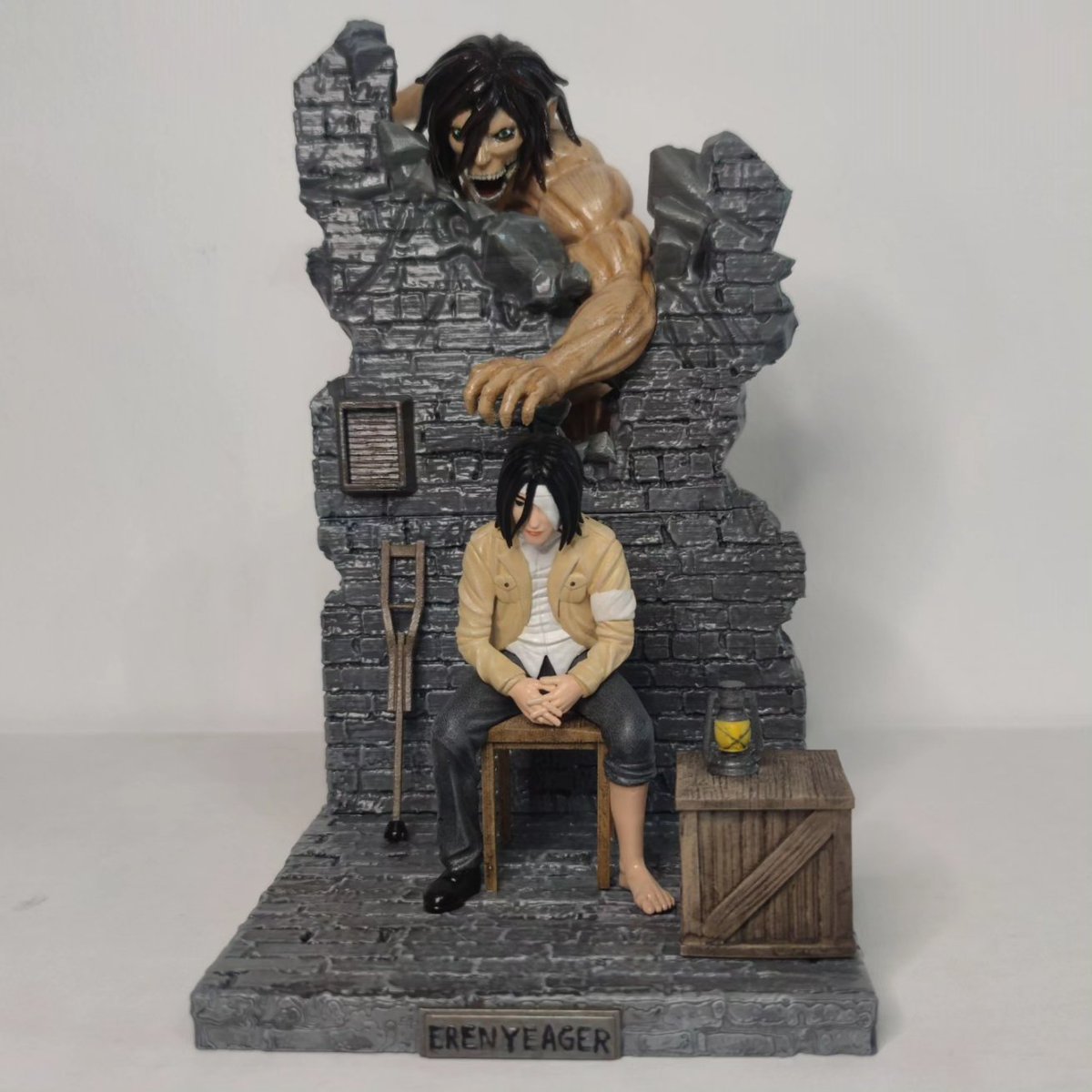 Eren de guerra de titanes, en 3D.