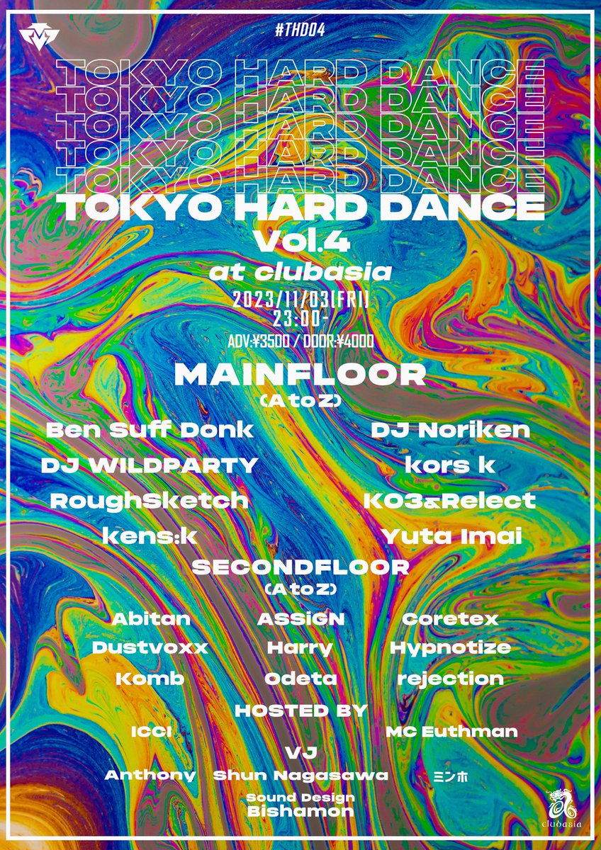 TokyoHardDance's tweet photo. 11/3(金・祝)夜開催 #THD04 の出演情報にアップデートが入りましたのでお知らせします↓

追加出演者としてUKからBen Suff Donkの出演が決定！@bensuffdonk 
またBCM/Mah!roの出演が出演が無しとなります。申し訳ございませんがご了承ください。
チケットはこちら↓
https://t.co/GotCPCdFqS https://t.co/jLAjhj92Da