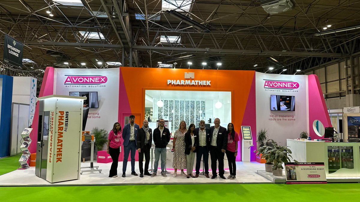 We are all set for the #pharmacyshow we look forward to meeting you!