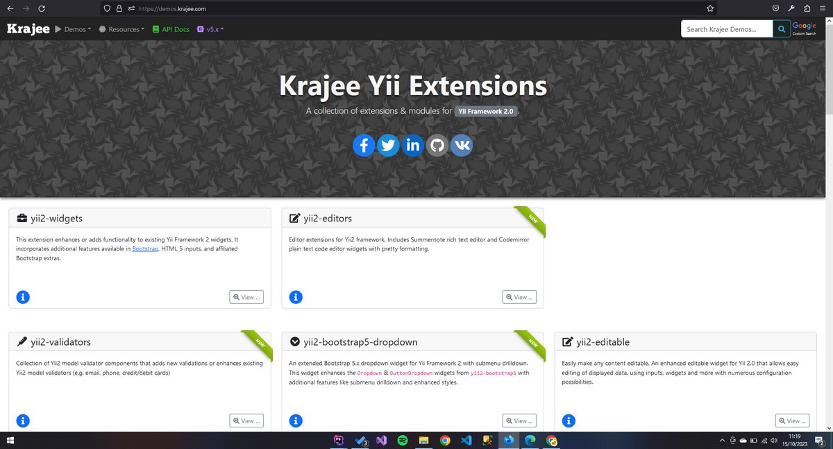 Honey_Bar_Jar's tweet image. It's a Sunday morning and we wake up to good news...Yii2 extensions website is back ...Thanks Krajee
Krajee >>> ChatGPT
#php
#Yii2 #Yii2Framework