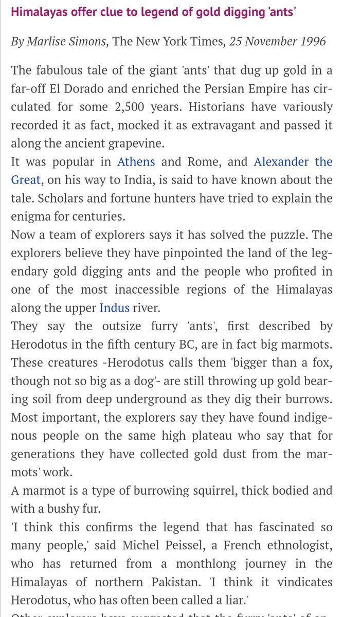 DOC) Herodotus and the gold digging ants: he was not lying.