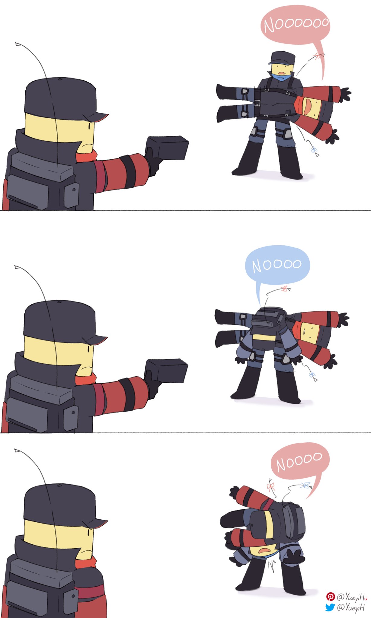 KKKK33김메델 on X: #roblox #robloxart Guest & Noob  /  X