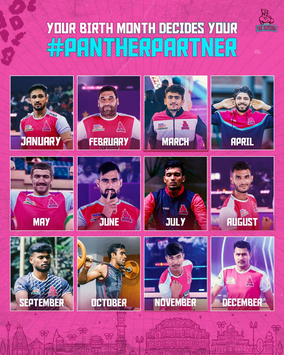 JaipurPanthers's tweet photo. Kaun hai aapke #PantherPartner!? ๐ค๐
#JPP https://t.co/67FDIM5zDY