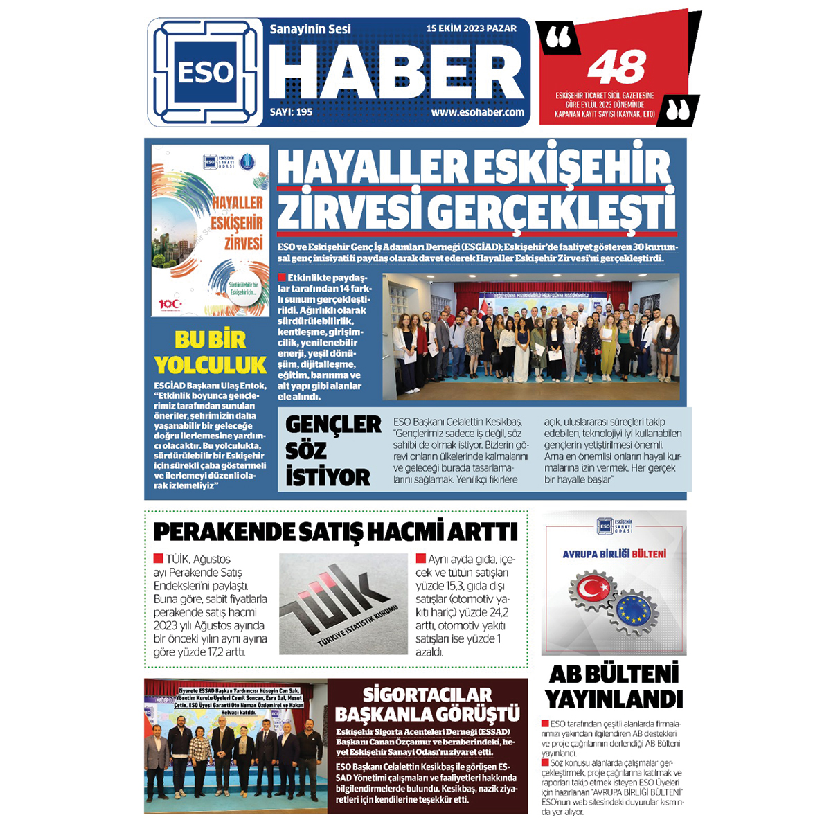 esohaber's tweet photo. 📍 ESOHABER DİJİTAL GAZETE -15.10.2023 https://t.co/V2FiA5Gmge