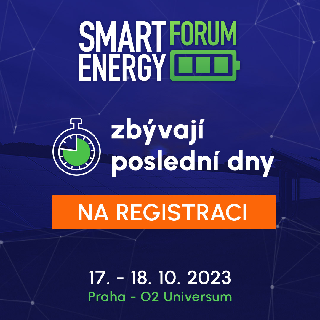 ⏰ ZBÝVAJÍ POSLEDNÍ DNY!

Přijďte se nechat inspirovat na SEF 2023, kde se můžete dozvědět nejnovější informace o skladování energie, solárních panelech,  energetické soběstačnosti a mnohem víc! 🔋
VSTUP ZDARMA! 👉 bit.ly/sef2023-expo

#sef2023 #vystava #fotovoltaika