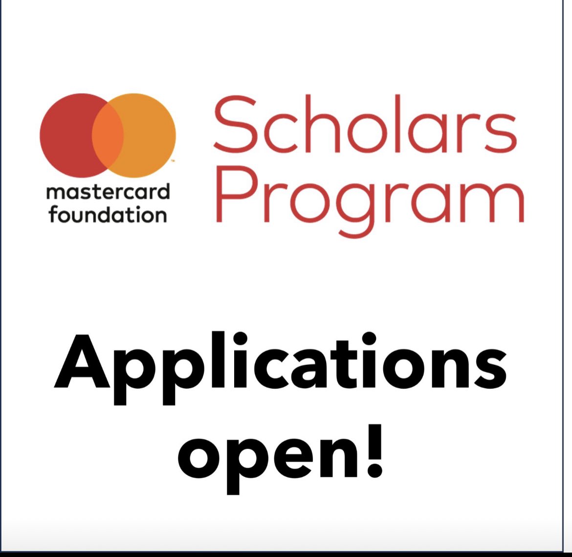 GomeraM's tweet photo. Dream big, Africa! 🌍 FULL scholarships at 6 universities via @MastercardFdn 
🎓 McGill: Undergrad/Grad, Dec 1
🎓 USIU-Africa: Undergrad, Nov 24
🎓 Cambridge &amp; Oxford: Masters
🎓 W. Cape: Undergrad/Masters, Oct 13
🎓 SciencesPo: Masters, Nov 26
Apply now! #Scholarships https://t.co/8qpCbcXKaD