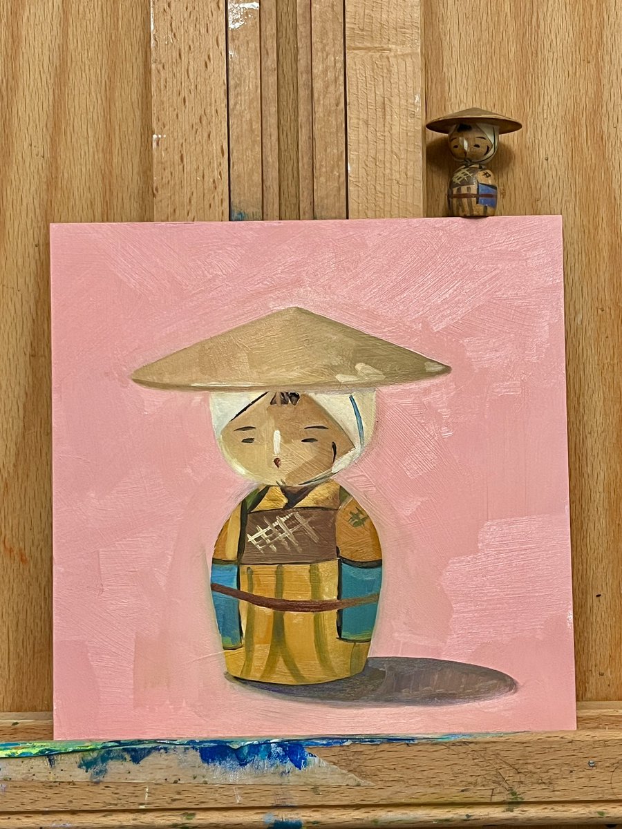 doodlerabides's tweet photo. Itty bitty kokeshi https://t.co/vurVID15se