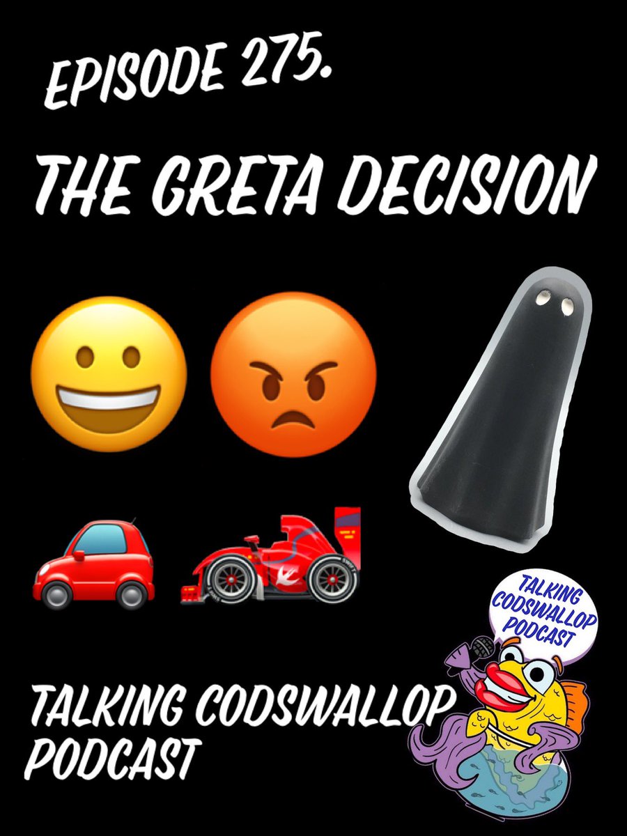 CodswallopPod's tweet image. 275. The Greta Decision. 

In a world where 2 men are left to their own devices, what could they possibly talk about? … well, you’ll have to click the link &amp;amp; get ready to laugh as @JSTheVoice1 &amp;amp; Andy entertain you. 

podbean.com/pu/pbblog-gcna… 
#AUN #WLiPodPeeps #Comedy #Podcast