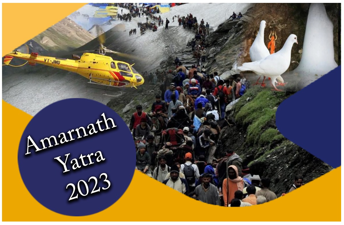 A 62-day-long #AmarnathYatra2023 to the holy shrine will commence on July 1, 2023 & will culminate on Aug 31.   
#AmarnathYatra #AmarnathYatra2023 #SANJY2023 #Amarnath