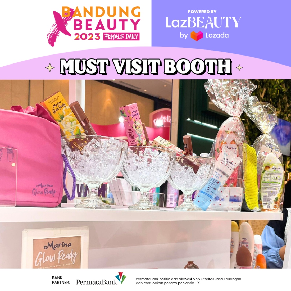 LUCKY SURPRIZE DI BOOTH <a href="/sahabatmarina/">Marina</a>, ADA LIGHTSTICK BTS? 😱🤩

Panggilan buat para ARMY, wajib mampir ke boothnya <a href="/sahabatmarina/">Marina</a> di BandungXBeauty 2023! Ada FLASH SALE SERBA 25K dan EXCLUSIVE PACKAGE, cuma di booth MARINA 🎉

Penasaran gak sih? Yuk kunjungi boothnya!