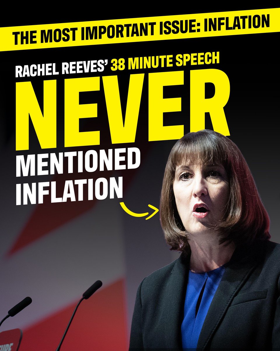 When Labour doesnt understand what is.. and its causes & effects....hence naturally didnt utter the word INFLATION !