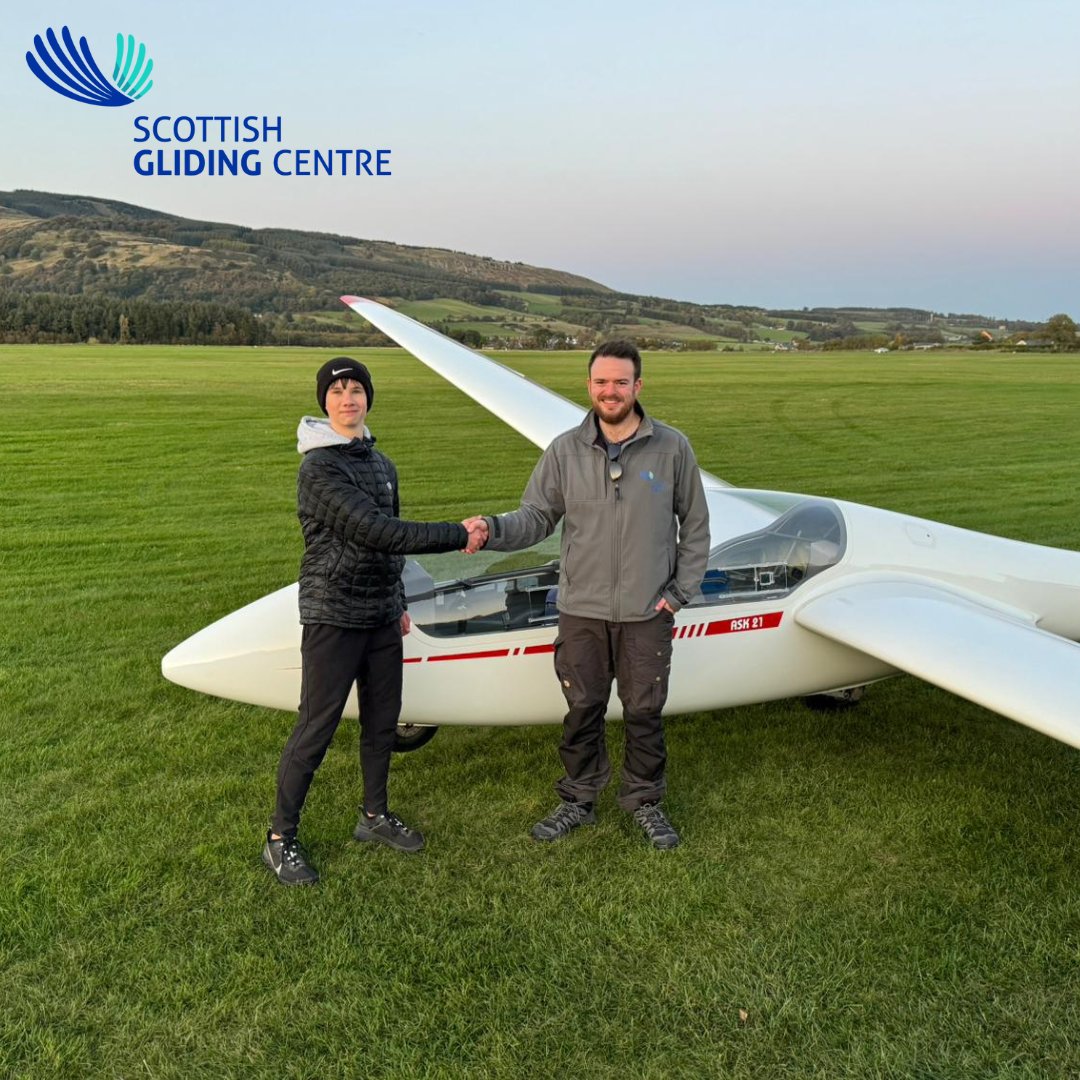 Congratulations to our cadet Mason on going solo on his 14th birthday! 😎

"My main goal was to go solo so I'm so proud that I've done it after only 3 months and hours legal to solo"

Join us in congratulating Mason on his achievement!
#BGA #Juniorgliding #cadet #learntofly