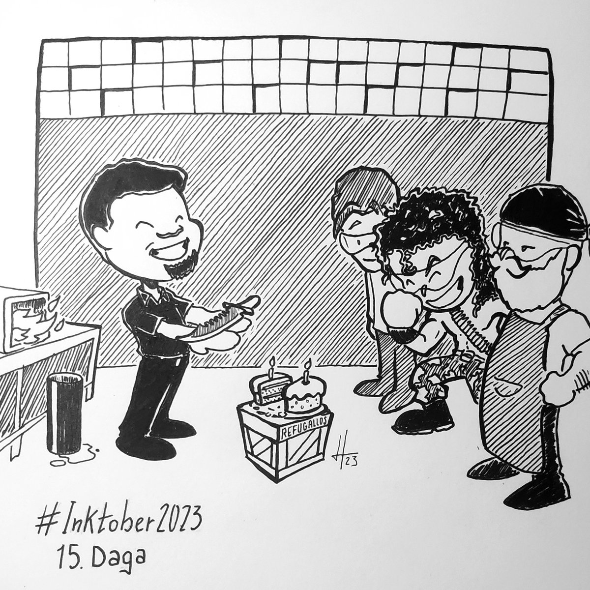refugallos's tweet photo. N°15: #daga #rambo #forjadoafuego #inktober #dagger
#inktober2023day15dagger #forgedinfire🔥 @inktober https://t.co/UUw9zRBULn