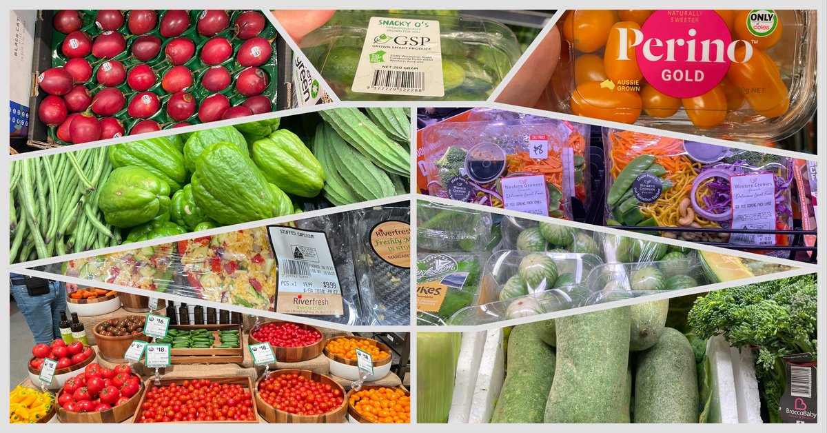 Store checks in West-Australia 🇦🇺; Where fast-food and a meat-eating culture is still the norm, local growers trying to be innovative and to reach different types of consumers. #snacking #convenience #asiancuisine #smallservings #pickandmix #westerngrowers #australia