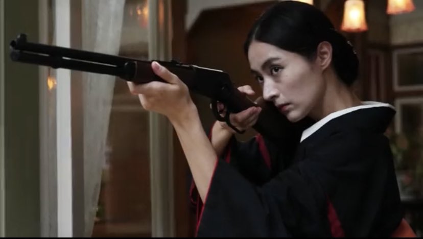 Juri_Sakurai_'s tweet photo. #RevolverLily #리볼버릴리 #左轮手枪百合
#ShishidoKavka #시시도카프카
#JapaneseMovie #PropGun
Naka's Gun
Winchester Model 1894 Lever Action Rifle https://t.co/MTL5eqsBA7