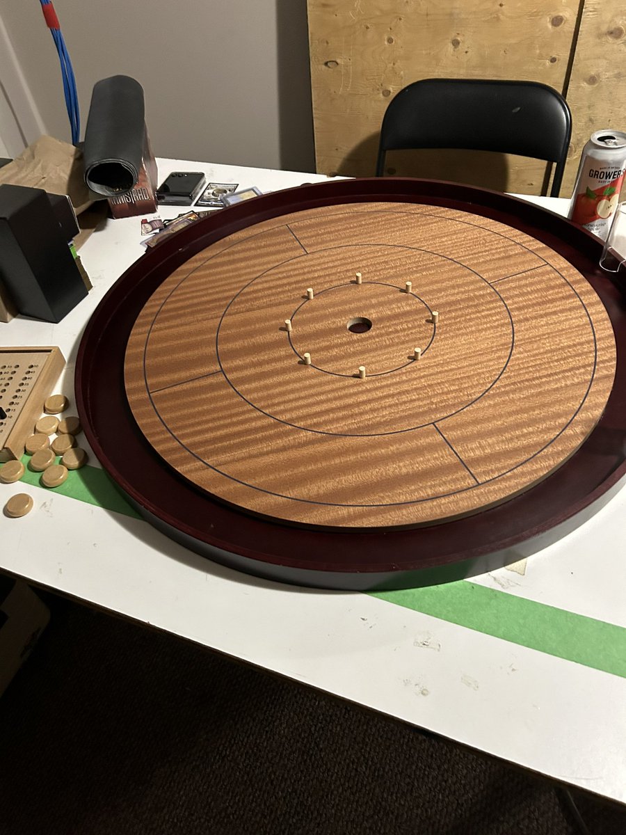 Dud75's tweet photo. @LizzieD504 Unfortunately for you it’s a Rock Band and Crokinole night up here https://t.co/5cfmh4Xr4p