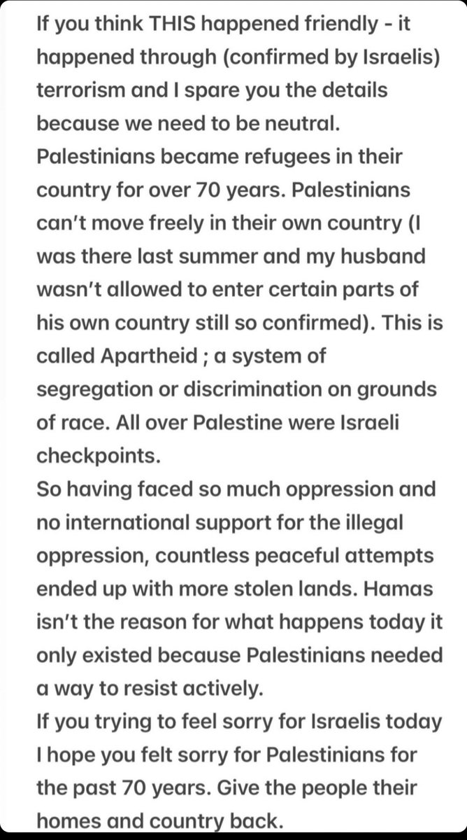 maya_ayoupi's tweet photo. For thousands of non-Arab people it must be confusing for them to understand what is happening so try to read more from the right sources about what actually happened and how Palestinians are the oppressed people here and have been suffering. #Gaza #Gaza_under_attack #غزه_الان https://t.co/y1k7O8SRjg