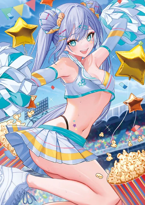 【Cheerful Girls】 GAKAKUチアガールイラスト企画「Cheerful Girls」。  最終日のイラストは、さなだケイスイ様()にご執筆頂きました。  パンツルックVerのイラストは本日19時に公開致します!  #CheerfulGirls