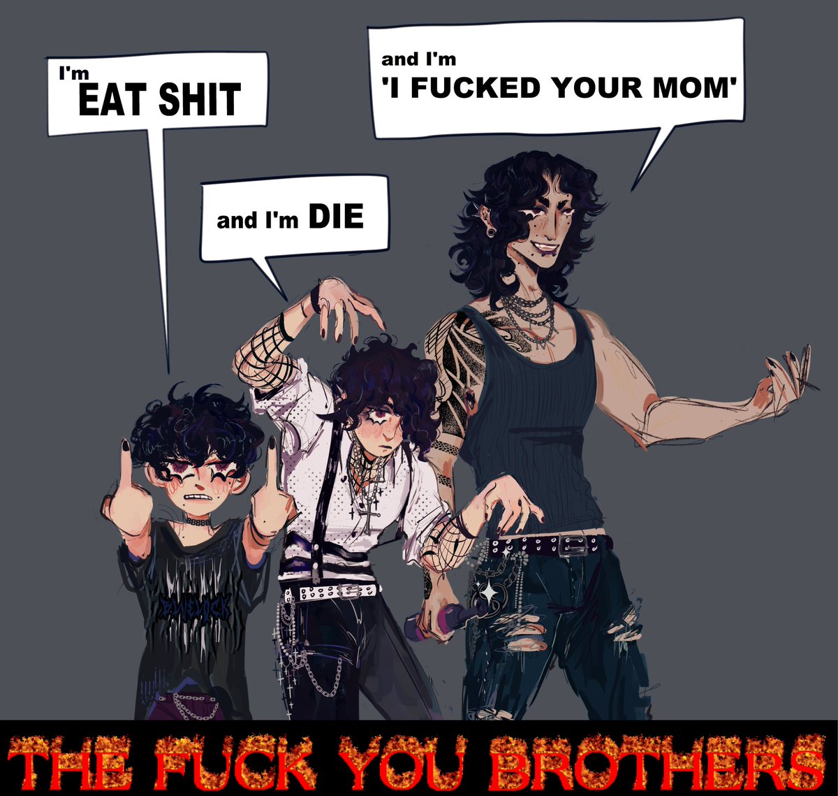 I saw that Jin Kiyora has an older and younger brother,