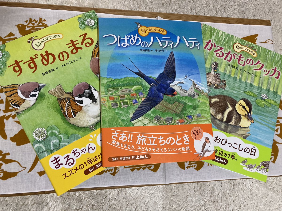 Wo9rS's tweet photo. #アリス館
#鳥のおはなし絵本
#つばめのハティハティ
#すずめのまる
#かるがものクッカ https://t.co/Rh4OASiPlo