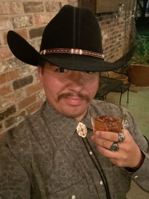 The new digs y&rsquo;all. Howdy partner. 😎 #texas #texan #western #cowboy #newstyle #newfashion #newdigs #howdy<a href="/tag/texas"class="tags">#texas</a><a href="/tag/texan"class="tags">#texan</a><a href="/tag/smoking"class="tags"><span>#smoking</span></a><a href="/tag/nightout"class="tags"><span>#nightout</span></a><a href="/tag/handsome"class="tags"><span>#handsome</span></a><a href="/tag/cowboy"class="tags"><span>#cowboy</span></a><a href="/tag/western"class="tags"><span>#western</span></a>