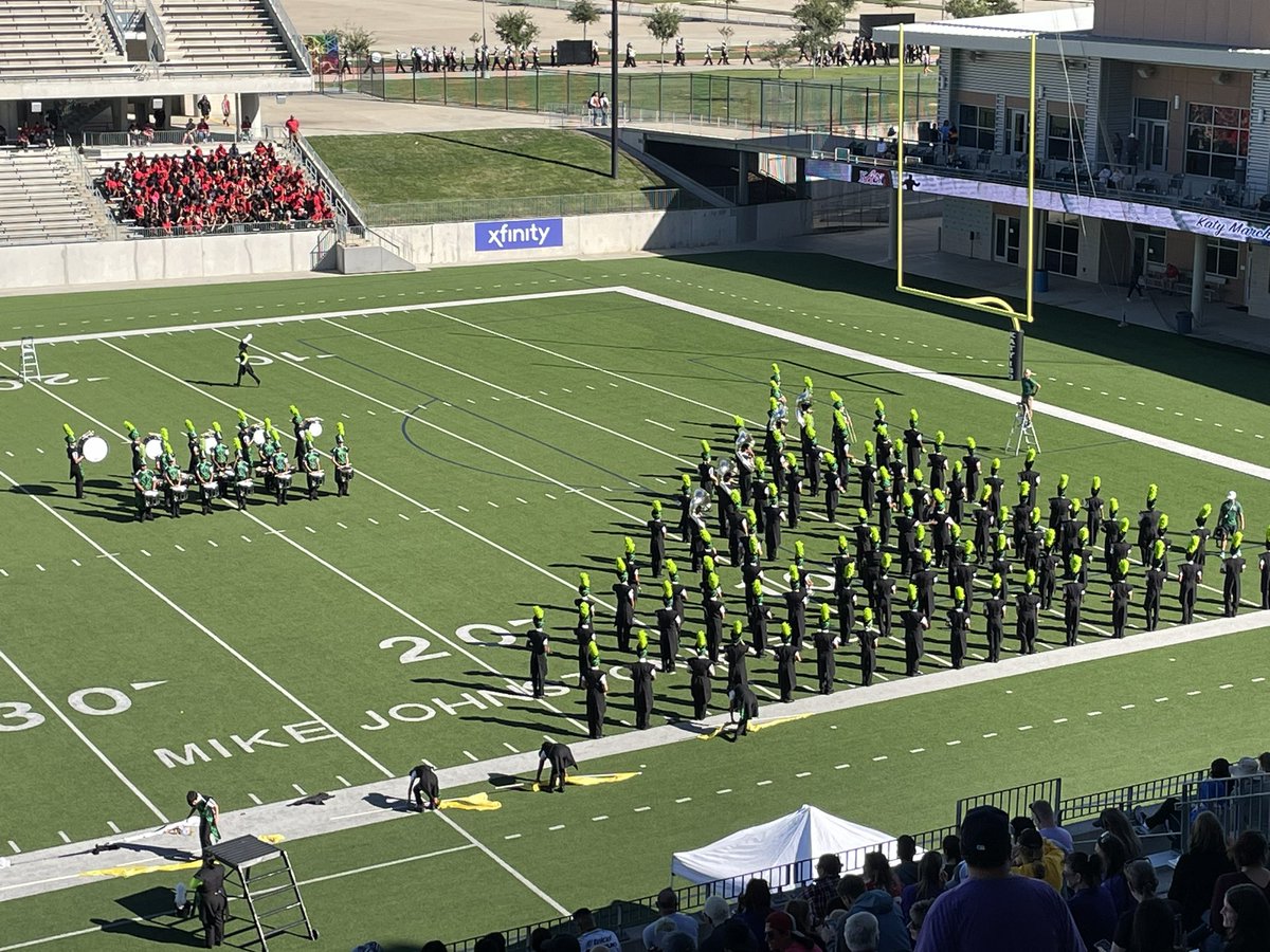 RGrassau's tweet photo. @MCHS_RamBand ready to take the field for prelims at @KatyMarching https://t.co/HTKFAbdtPs
