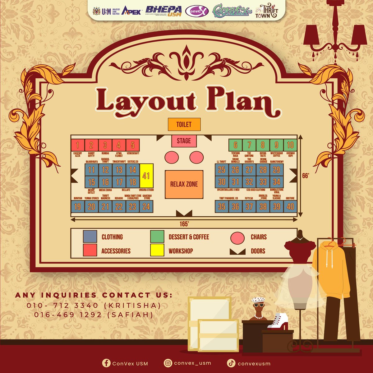 KhemahKopi's tweet photo. Khemah Kopi coming to USM! 🎭

Thrifts Town, USM
24, 25 &amp; 26 October 2023
10AM-10PM
@ngopiss https://t.co/98E1T5cCdj