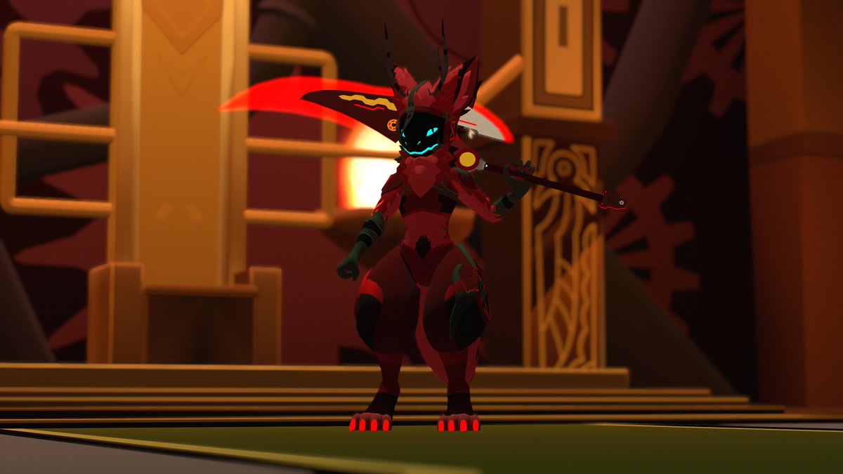 TheTimekeeper21's tweet photo. so i was in the halloween mood and made this 
#vrcfurry #furry #TheOwlHouse https://t.co/CiXfB2WVkD