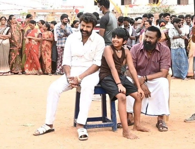 manabalayya's tweet image. Wishing #Satvik A very happy birthday from #GodofMassesNBK Fans💐🎂

@megopichand #VeeraSimhaReddy #NandamuriBalakrishna