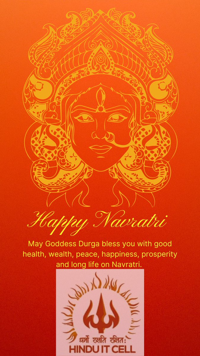 माँ दुर्गा की असीम कृपा हेतु नवरात्रि महोत्सव की आप सभी को हार्दिक शुभकामनाएँ।।

#Jaimatadi #navratricelebration #NavratriCelebrations