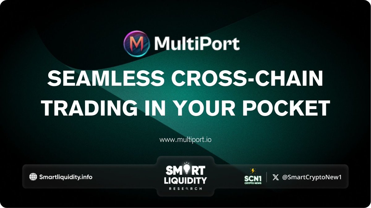 SmartCryptoNew1's tweet image. 🌟 @Multiport_io building the next cross-chain swap platform for all integration

🌟Transactions with #Multiport are optimistically verified to ensure security

🏛 Croos-chain exchange
🏛 Universal money market
🏛 Multi-chain support

🔽 VISIT
multiport.io
#SCN1 $PORT
