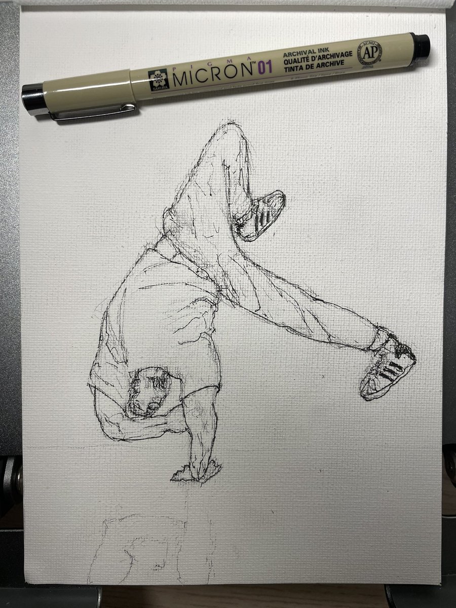 aukey_pen's tweet photo. 【ブレイクダンサー10人描くチャレンジ】
2024年のパリ五輪から正式種目になったブレイキン。
多くの人に応援していただけるようまずは知っていただきたく，10人描いてみることに。

心折れそうになるかもしれないので，終わるまで固定👍やったるでー🔥

1人目
#breakin #絵描きさんと繋がりたい
続く https://t.co/Bda6ZFshDm