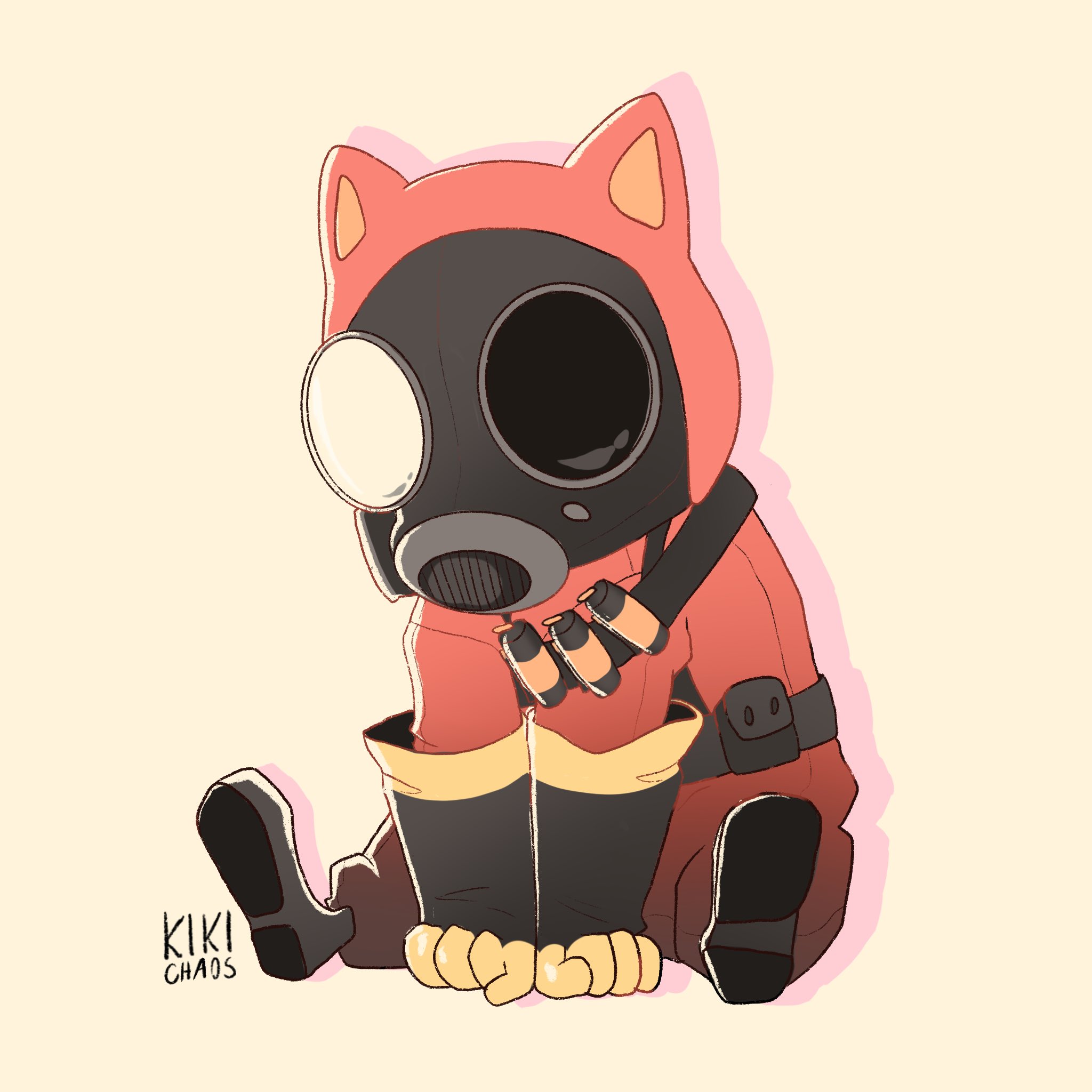 Tf2 Pyro Cat Colors Live Pyro Loadout From Tf2 By LavaCookie