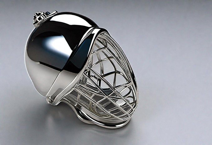 I asked AI to design a male chastity cage and the results were interesting  Happy Locktober https://t