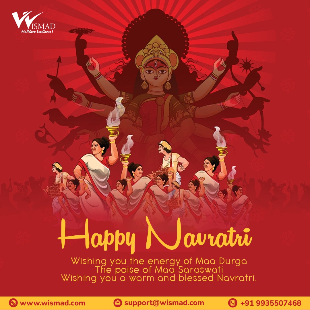 wismaddotcom's tweet photo. May this Navratri, Goddess Durga bless you and your family with 9 forms of blessings-fame, name, wealth, prosperity, happiness, education, health, power, and commitment.

HAPPY NAVRATRI!!🙏

#happynavratri #navratrispecial #durgapuja
#WISMAD #Navratri #नवरात्रि #Jaimatadi https://t.co/O8wEK47jdx