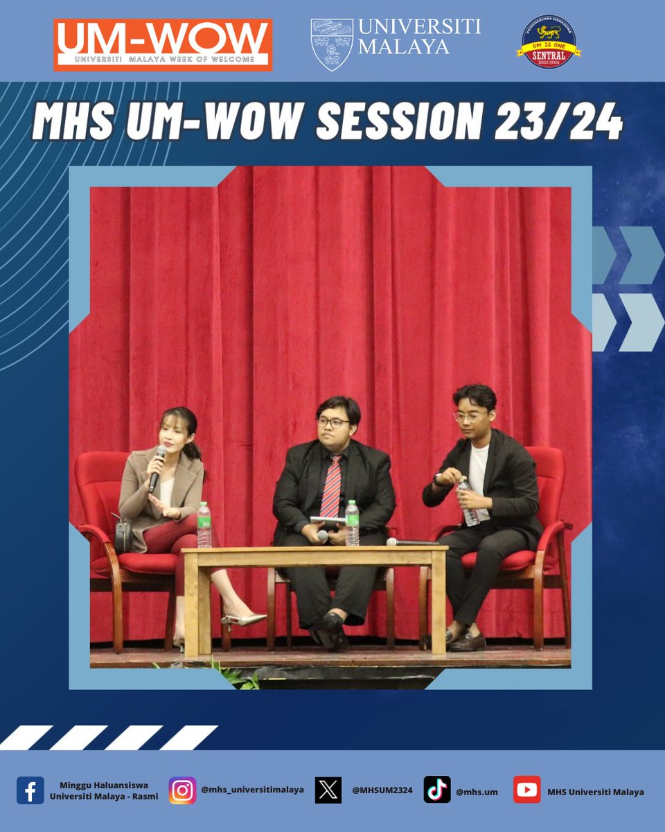 which was also attended by new students for the 2023/2024 session. It is hoped that all the information conveyed can be utilized to the fullest by the students.

#MHS2024
#ThisIsUMWOW
#UMIsONE
#ServingTheNation
#ImpactingTheWorld