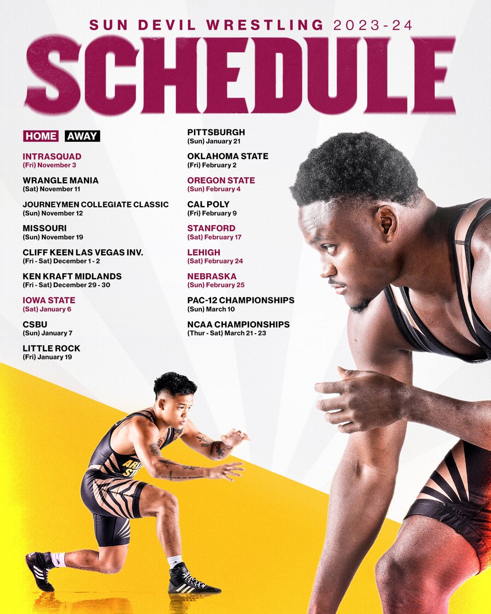 ICYMI … SCHEDULE IS OUT!!! thesundevils.com/news/2023/10/1…