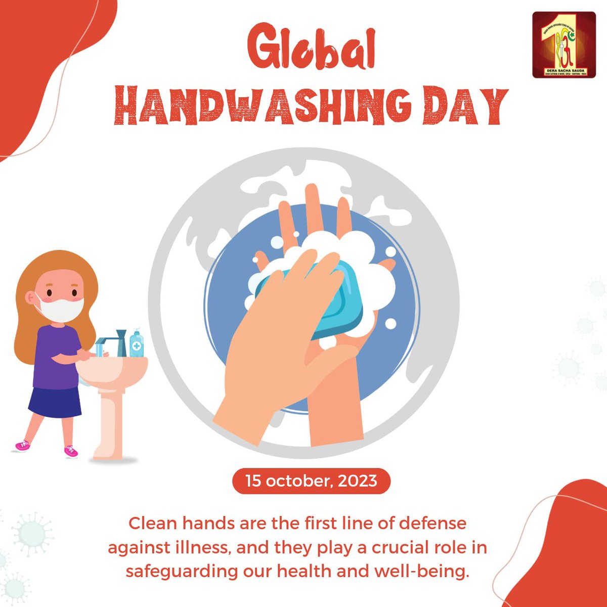 DSSNewsUpdates's tweet photo. Celebrating #GlobalHandwashingDay with a throwback to this incredible #GuinnessWorldRecord moment! Over 7,600 individuals came together in unity to promote the importance of sanitizing hands. Let's keep up the momentum and prioritize hand hygiene for a healthier world. 🤲 #StaySafe #SaintDrMSG #DeraSachaSauda